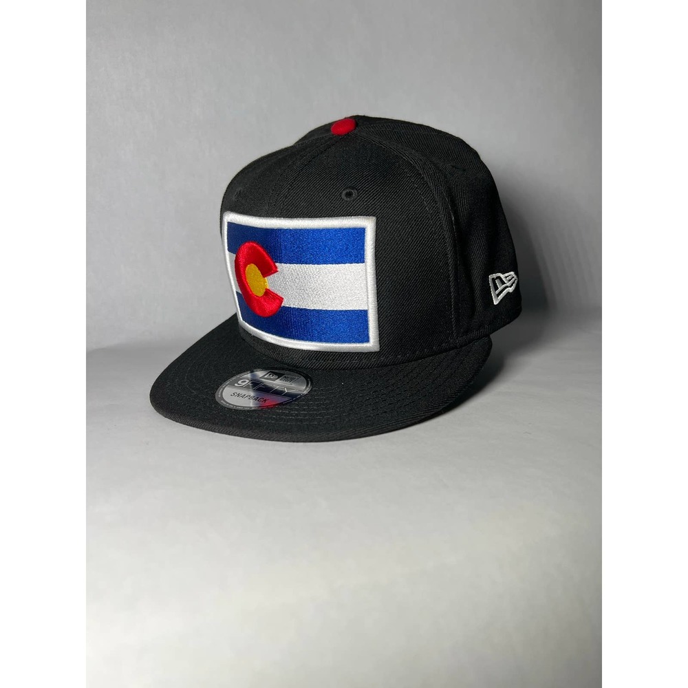 Colorado Rockies MLB New Era 9FIFTY Black Cap Snapback Custom